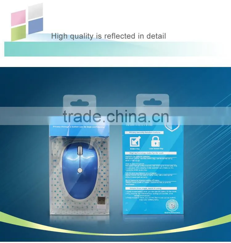 2.4Ghz wireless mouse with privacy security function for wireless mouse