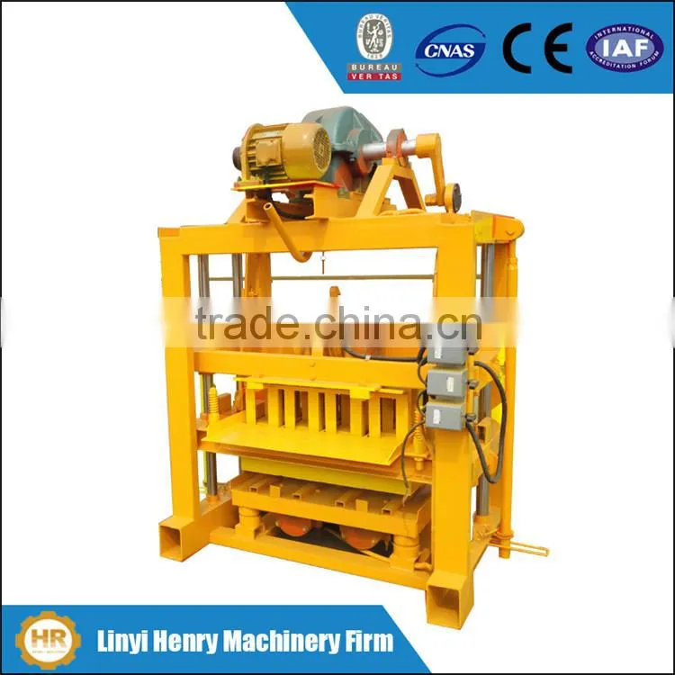 HR1-10 the cheapest automatic Interlocking clay brick machine compressed earth soil cement block brick making machine