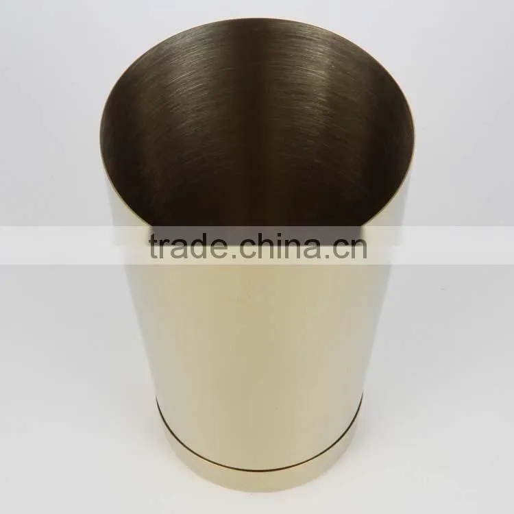 Stainless steel Basic Bar Boston Shaker sets gold plated