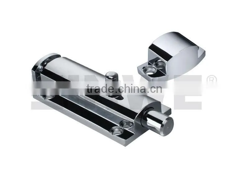 Chrome plated zinc button cabinet panel sliding door lock