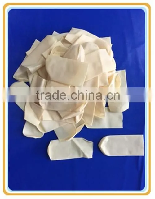 powder free chlorinated ESD unrolled finger cots