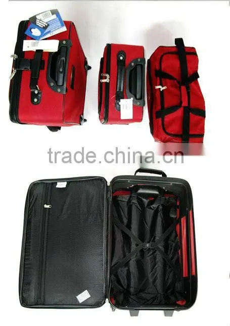 2015 Wholesale bags EVA Trolley Bag Set for woman /Hot sale High Quality super light travel bag
