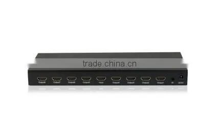 Hot selling HDMI Splitter 1X8 with IR Support CEC HDMI 8 port splitter for home theater and sound system support 1080p