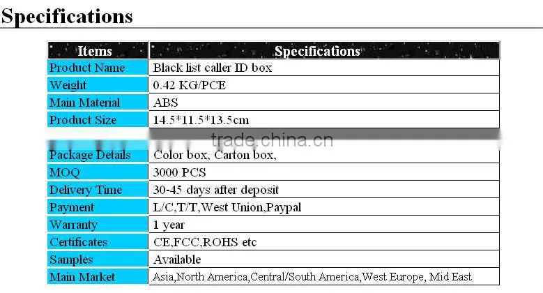 china factory top sale TM-PA009A Pro Call Blocker black list blocking calls with factory price