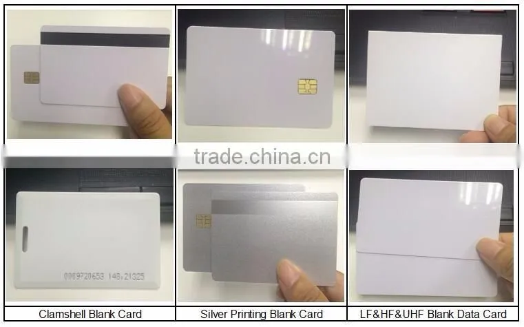 Cheap 13.56mhz RFID Blank PVC card matches RFID UID contactless reader