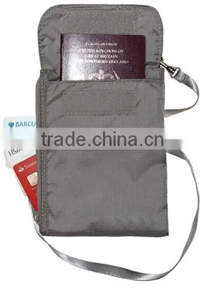 Rfid Undercover Hidden Secret Travel Belt Wallet Pocket