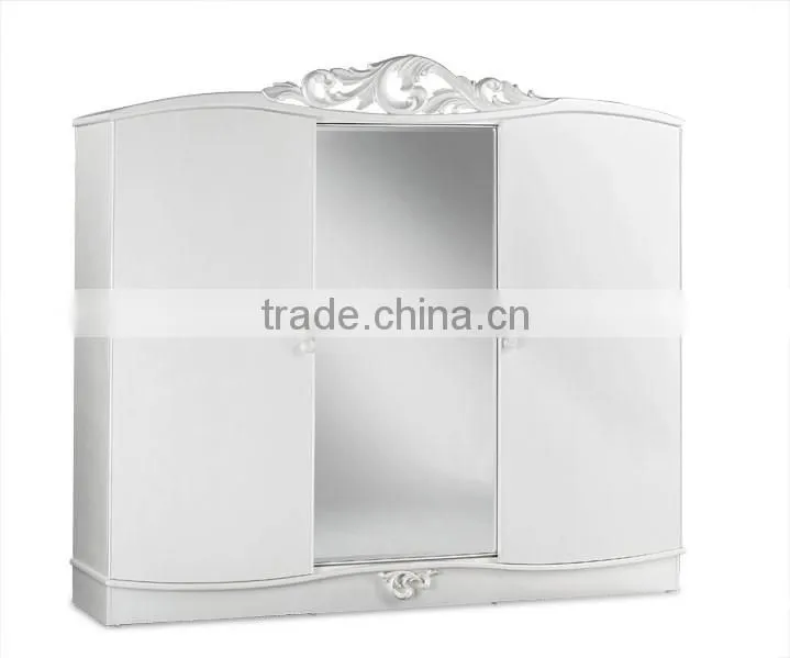 European oak bedroom set. Princess bedroom set Bed Bedside table Wardrobe Dressing table Bench Royal Chai Commode