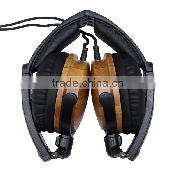 New design wood headphone for promotion use headphone