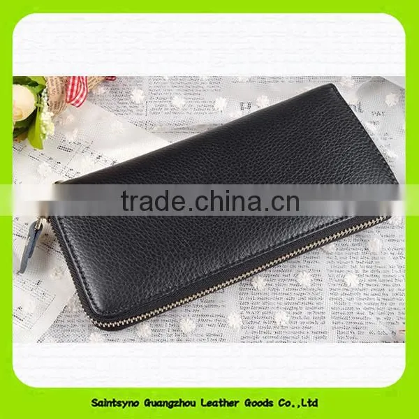 15525 Custom wholesale zipper women wallet with strap
