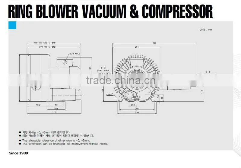 Vacuum & Pressure Air Pump HHBlower