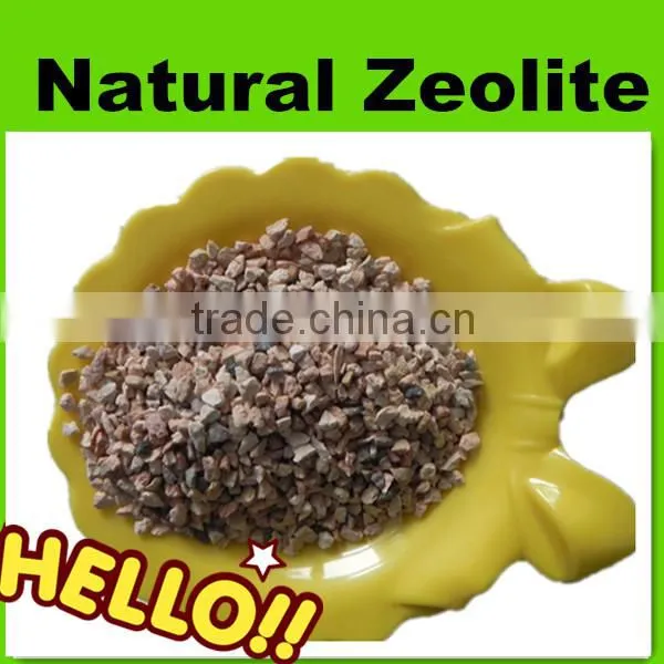 Natural zeolite granular for water treatment feed additives