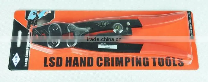 LS-16 for 1.25-16mm2 non-insulated connectors Japanese style crimping tool High Quality Professional Ratchet Type Crimping Tool