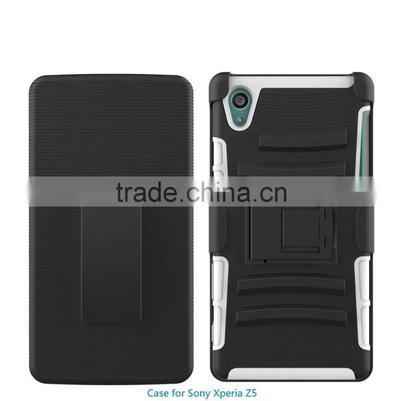 New arrival PC Silicone hybrid slim armor case moblie phone case for sony xperia z5 china price