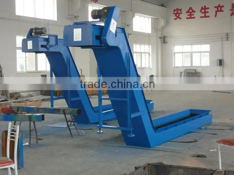 hot sale china factory machine tool accessory hinged belt type cnc chip conveyor