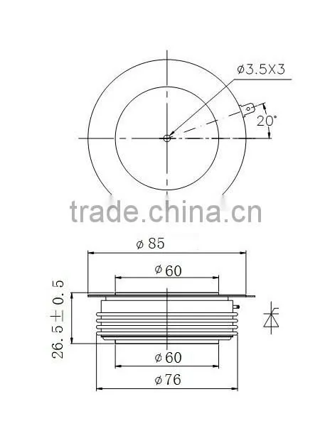 Manufature of high performance phase control thyristor for controlled rectifiers