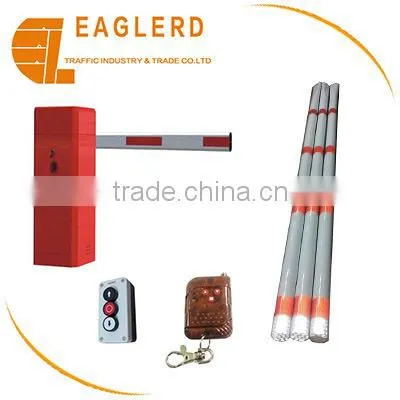 Traffic barrier gate, boom barrier gate.