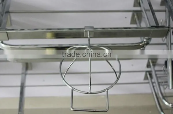 Nice Design Durable Metal cap hat rack for slatwall / gridwall