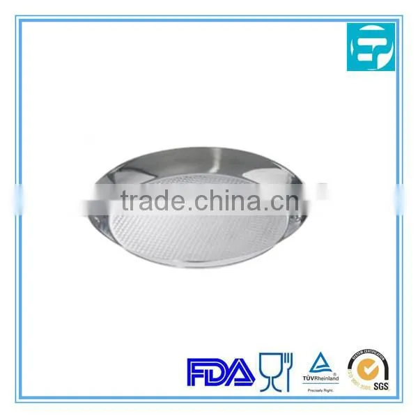 High quality stainless steel metal seafood paella pan