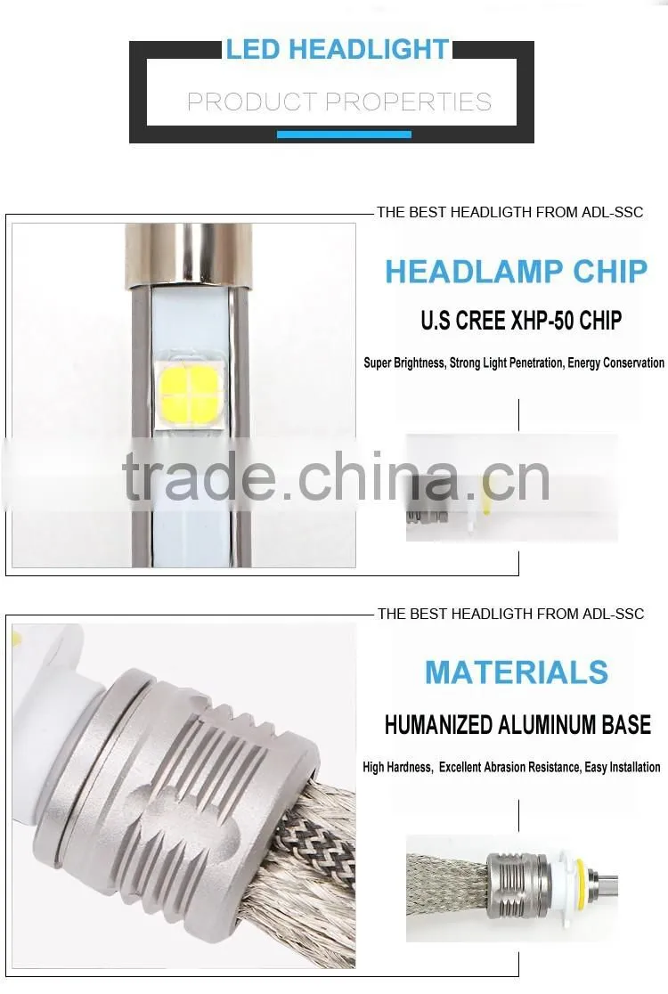 High Power LED Car Headlight H4 9005 9006 For Land Cruiser Headlight Car Parts