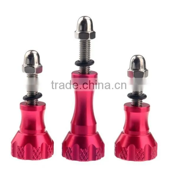 CNC Aluminum Adjustable Screw Thumb Knob Screw for Gopros Hero3+/3/2/1