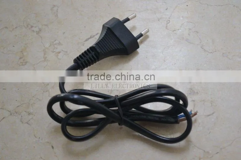 GB 2X0.5 1.5-Meter-Long Power Cable with Two-core Plug Cable