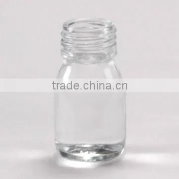 clear glass baby bottle