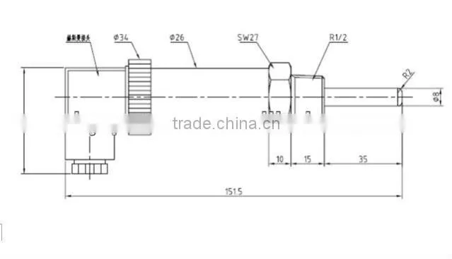 PT100 Temperature Transducer for Chemical industry