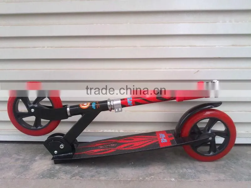 2wheel scooter big scooter adult scooter PU wheel scooter