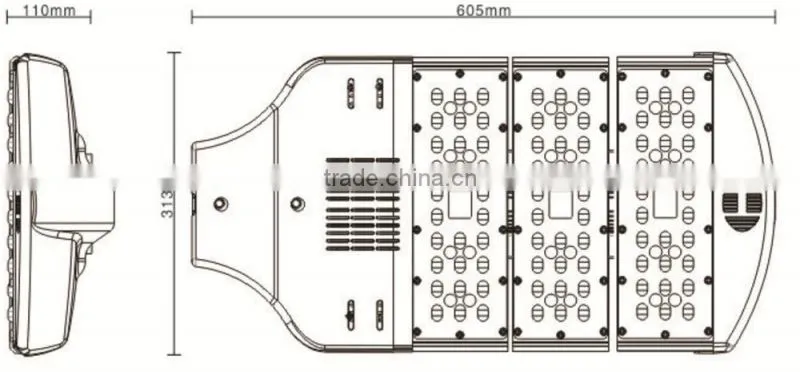 LED Light 120W LED Street Light, Led Street Light Module