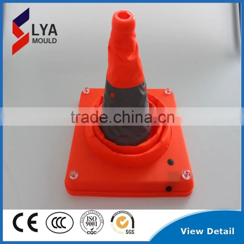 portable folding led road cone safety traffic signs