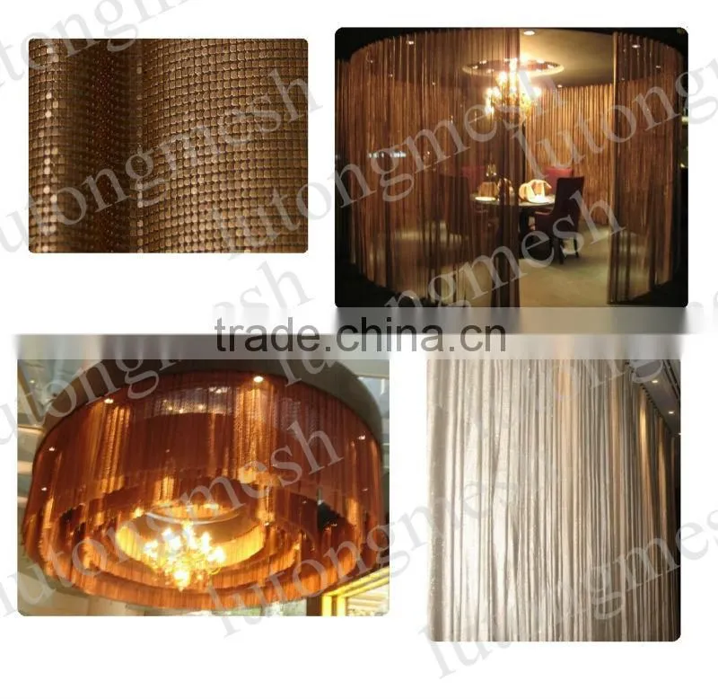 aluminium woven mesh metal fabric