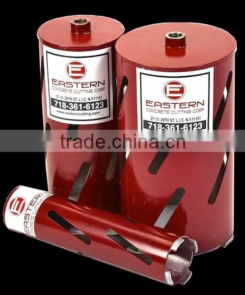 Dry Granite Silver Brazed Diamond Core Drill Bits with Side Protection