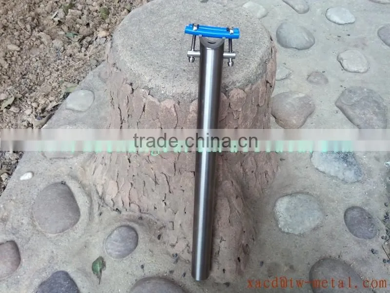 Factory Direct Sale light weight titanium seat post customize titanium material bike parts XACD titanium bicycle seat post
