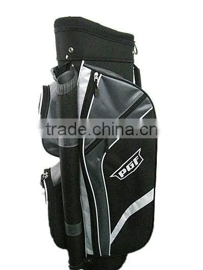 personalized golf cart bag with putter