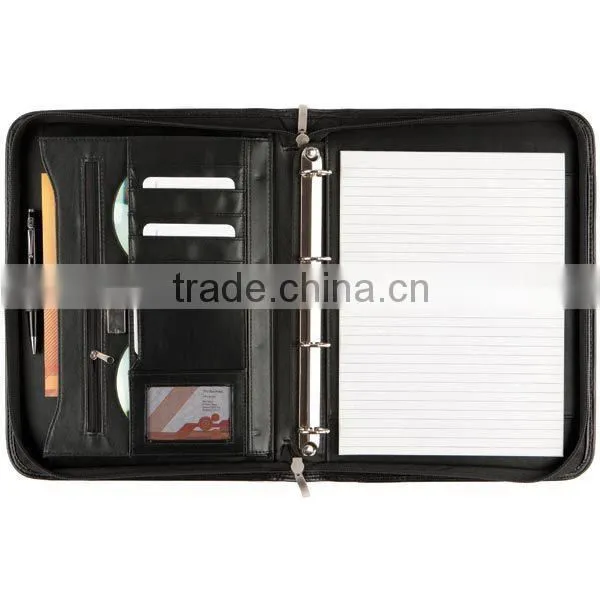 Fashion zipper A4 personal organizer