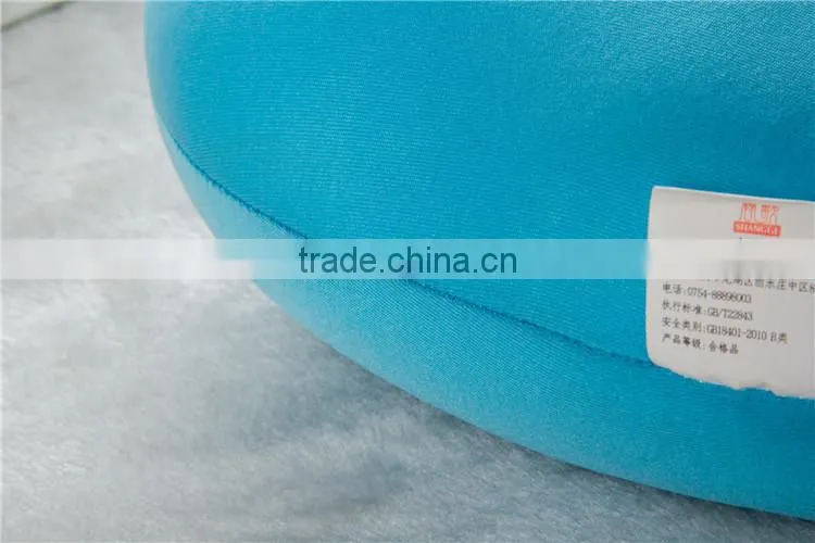 Spandex fabric solid color u shape microbeads pillow