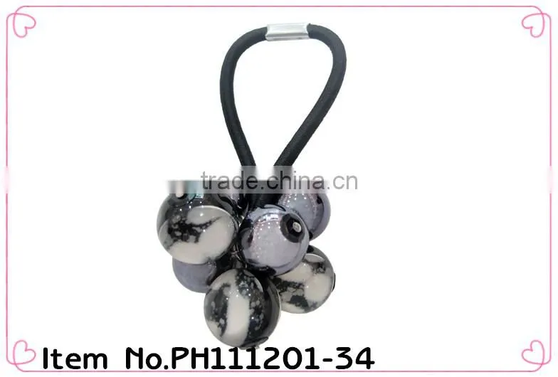Elastic Hair Bands With Metal Knot