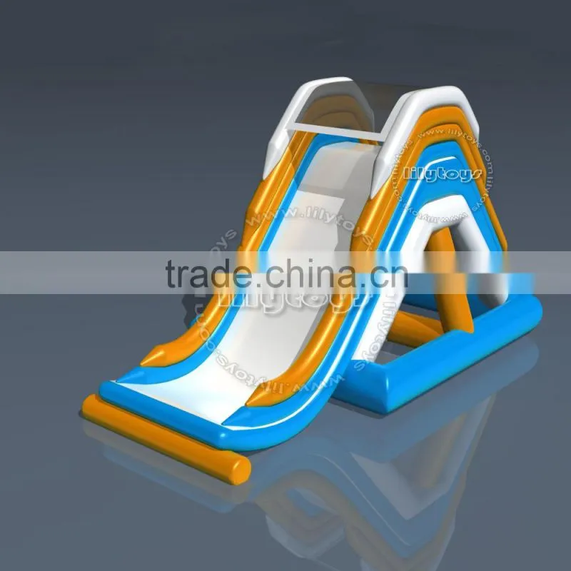 New design inflatable aqua slide, hot giant inflatable water slide, large inflatable floating water slides