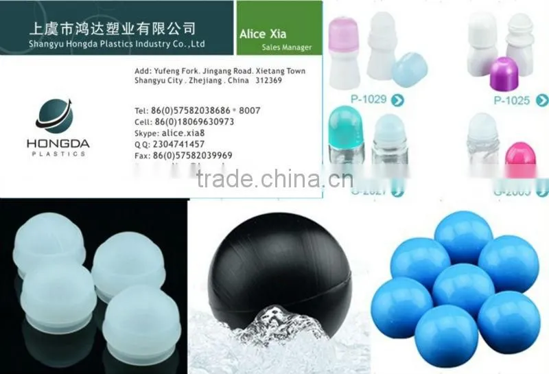plastic/rubber solid balls for bearing