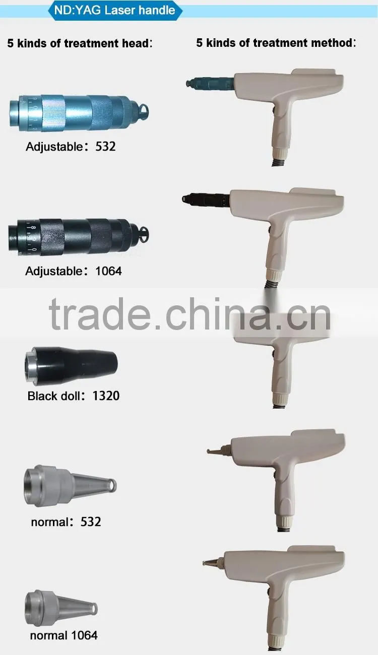 Hot selling import laser bar portable q-switched nd:yag laser tattoo removal device