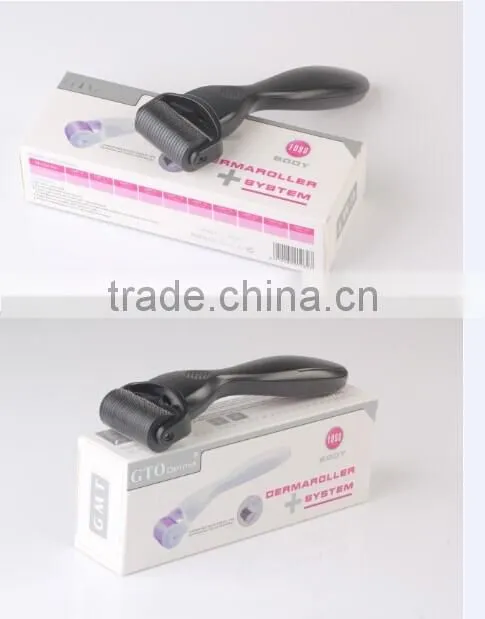 Stainless steel body derma roller beauty needle roller