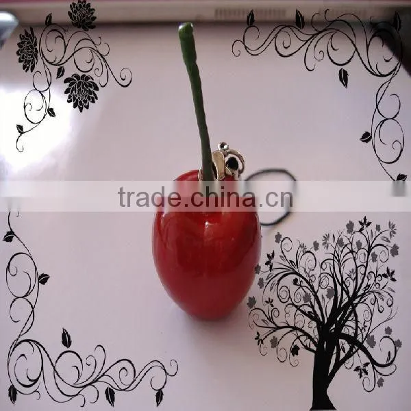 Simulation plastic pomegranate keychain/mobile phone straps