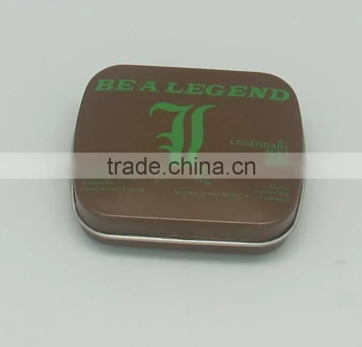 hot sale hinged small metal mint tins