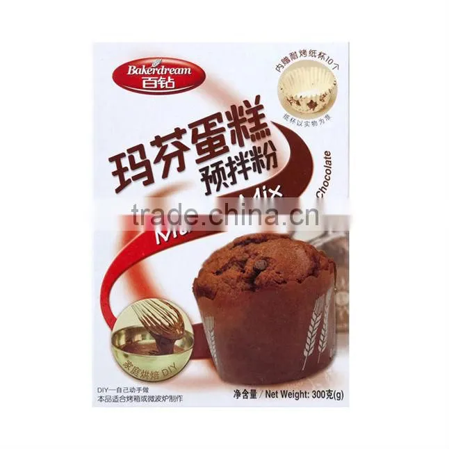 Bakerdream Muffin Mix Chocolate for the Production of typical American Muffins