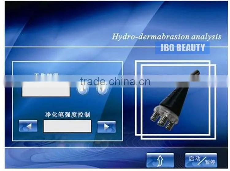 JBG-027 Professional Multifunction RF Hydro-dermabrasion Analysis Water Oxyge Jet Peel Wrinkle Removal Anti Aging Machine