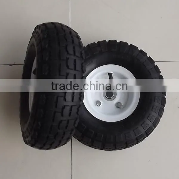 2.50-4 small rubber wheel/ trolley wheel/pneumatic wheel
