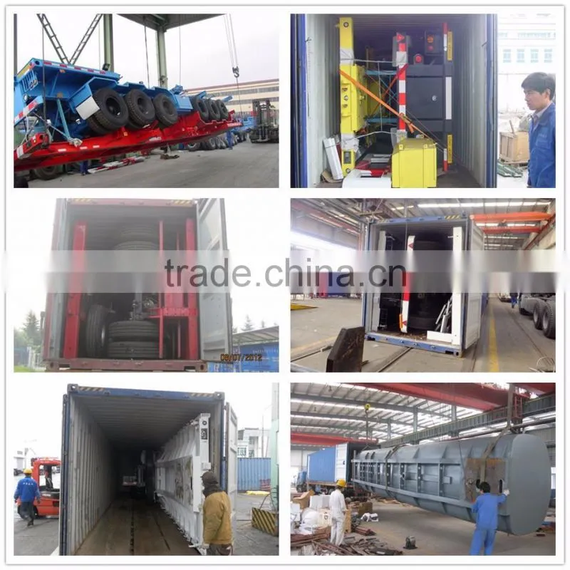 40Ton Low Loader Semi Trailers Light Loading Trailers