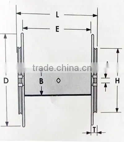 CREDIT OCEAN high quality weaving loom warping beam