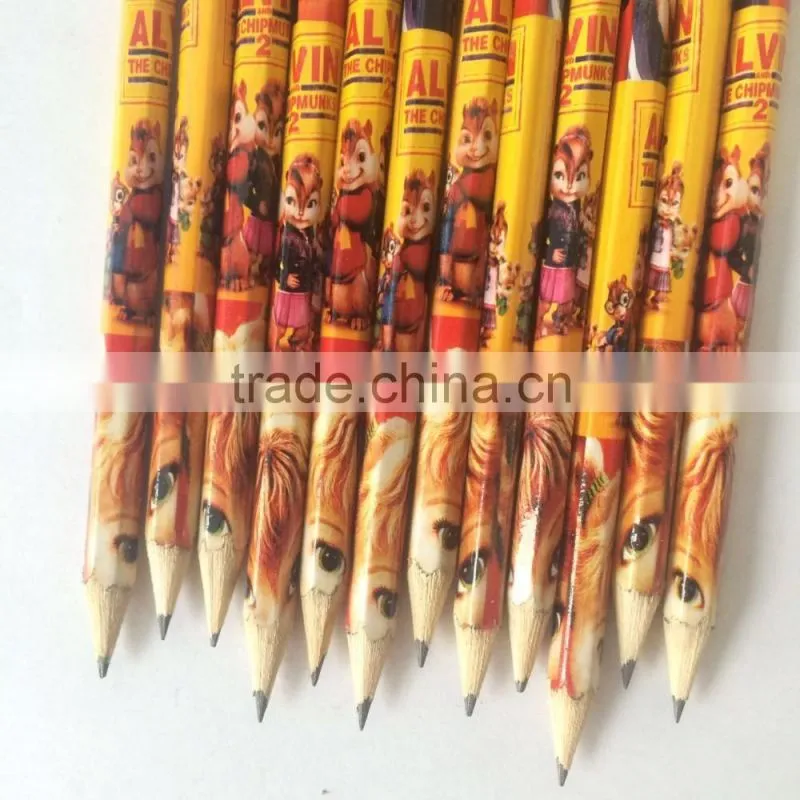Black lead HB pencils standard HB pencil from China