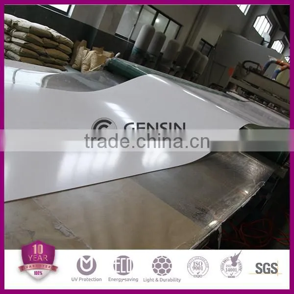 Fireproof Grade B1/V2 10-year warranty PC material polycarbonate sound barrier panels
